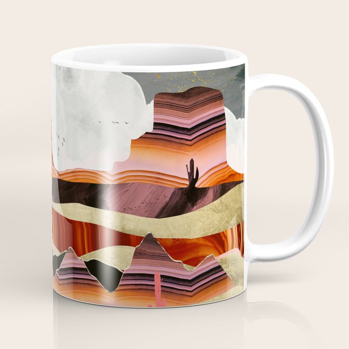 Coral Desert Lake Coffee Mug Gallery Image 1