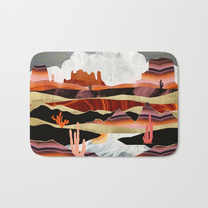 Coral Desert Lake Bath Mat Gallery Image 1