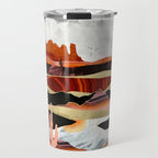 Coral Desert Lake Travel Mug Gallery Image 1