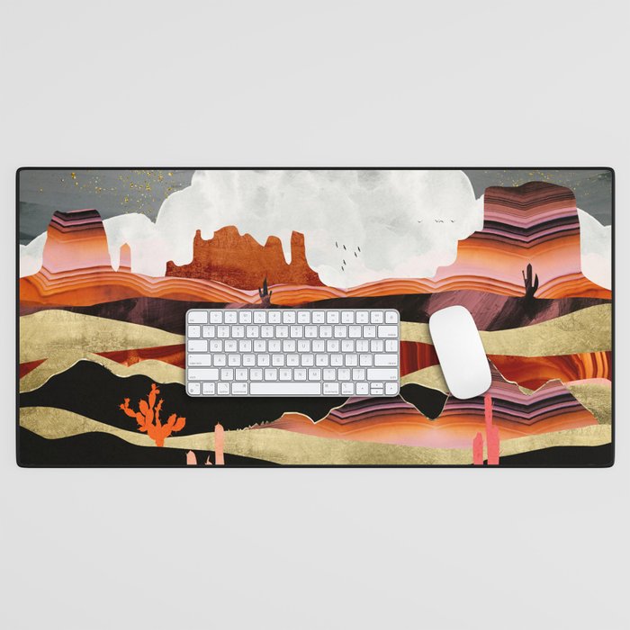 Coral Desert Lake Desk Mat Gallery Image 1