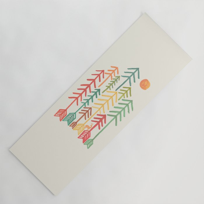 Arrow forest Yoga Mat Gallery Image 1