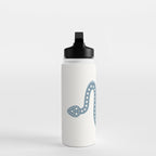 Minimal Snake - Blue Water Bottle Gallery Image 3