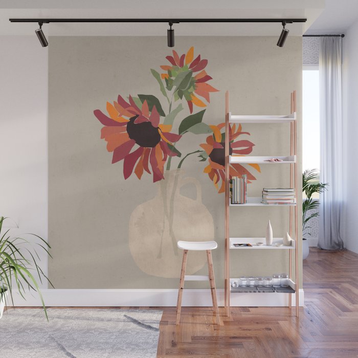 Sunflowers 12 Wall Mural Gallery Image 1