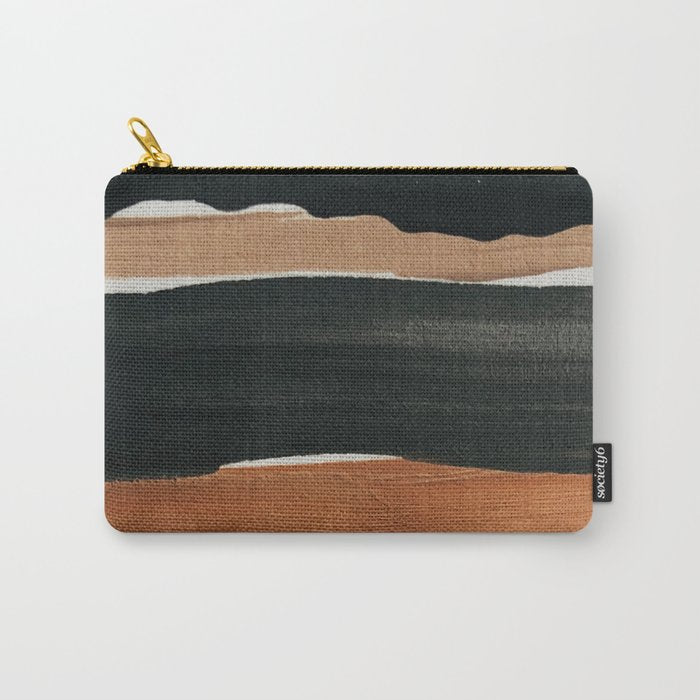 abstract minimal 12 Carry All Pouch Gallery Image 1