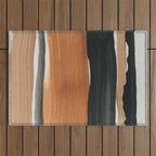 abstract minimal 12 Outdoor Rug Gallery Image 1