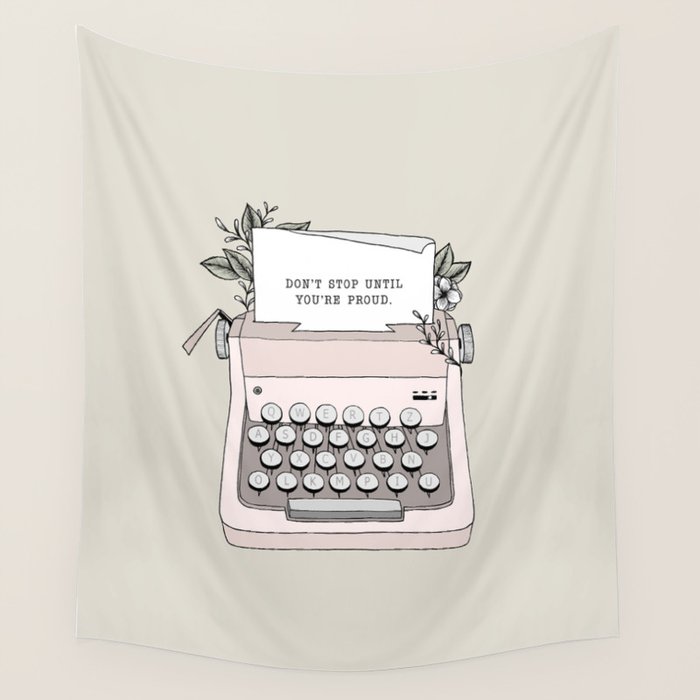 Don't Stop Wall Tapestry Gallery Image 1