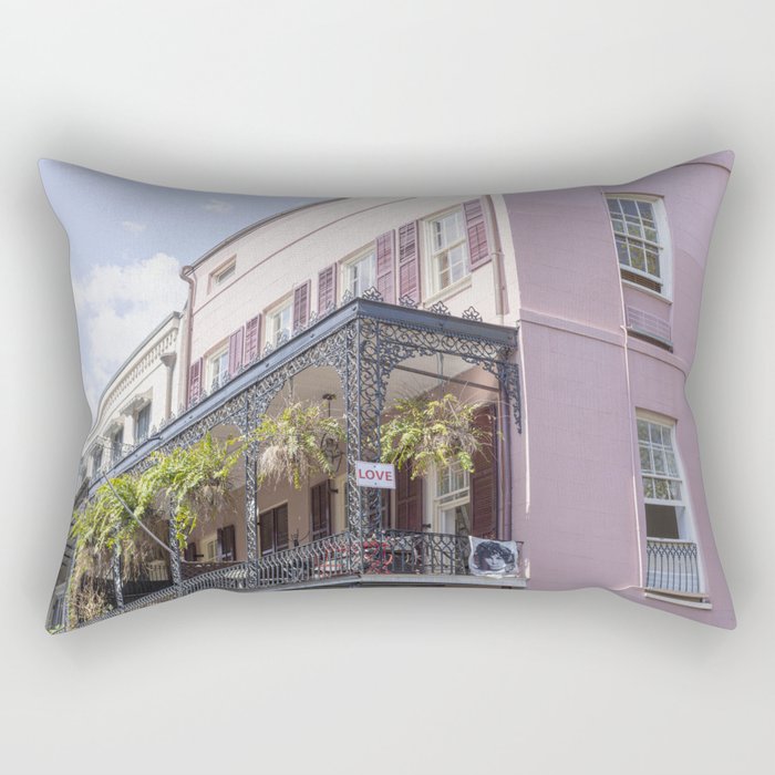 Love, New Orleans II x New Orleans French Quarter Photography Rectangular Pillow Gallery Image 2