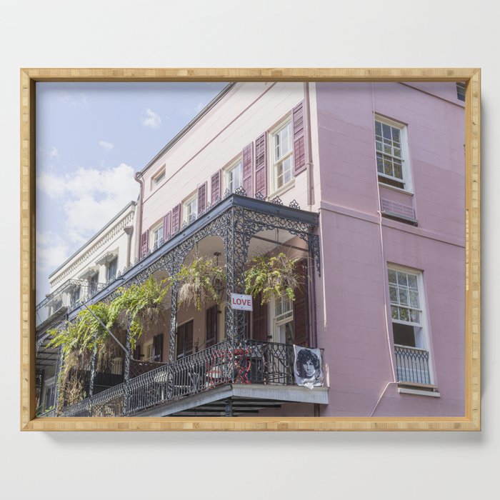 Love, New Orleans II x New Orleans French Quarter Photography Serving Tray Gallery Image 1