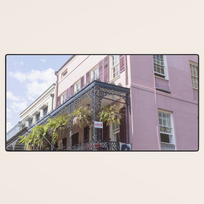 Love, New Orleans II x New Orleans French Quarter Photography Desk Mat Gallery Image 3