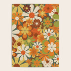 70's Retro Flowers Print Poster Gallery Image 4