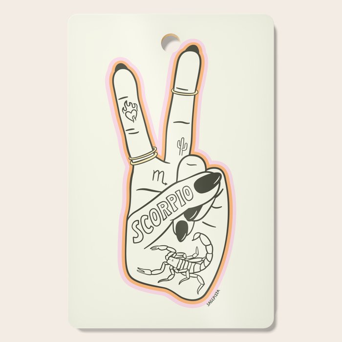 SCORPIO HAND Cutting Board Gallery Image 1