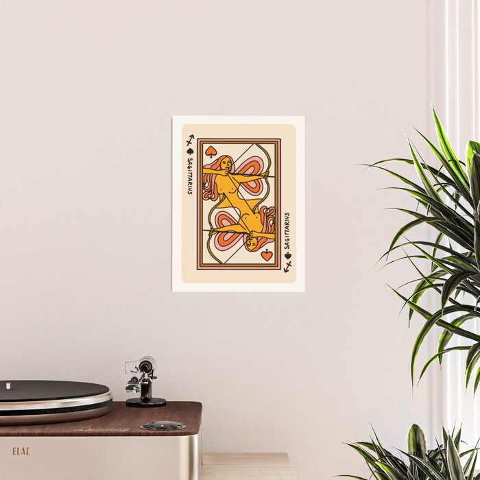 Sagittarius Playing Card Poster Gallery Image 2