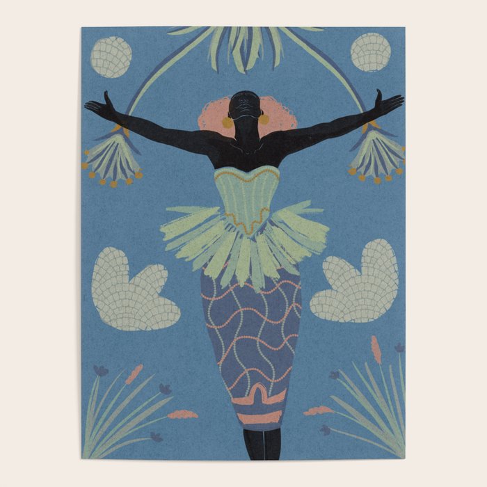 Celestial Balance Lapis Blue Poster Gallery Image 1