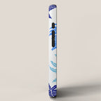 Inked Ferns - Blue Palette iPhone Case Gallery Image 2