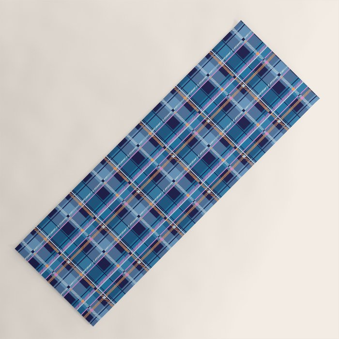 Tartan Motif Style B Yoga Mat Gallery Image 1