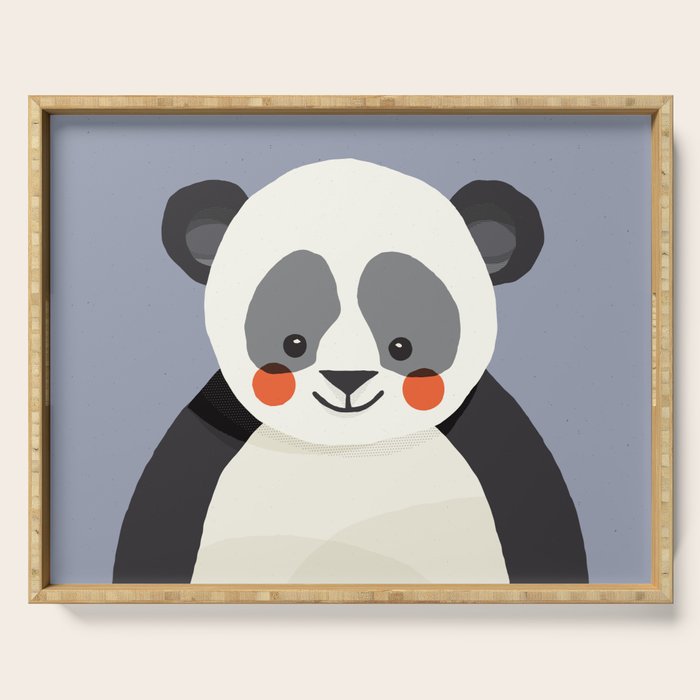 Giant Panda, Animal Portrait Serving Tray Gallery Image 1