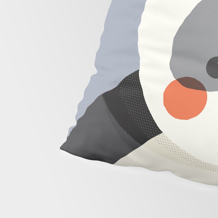 Giant Panda, Animal Portrait Pillow Sham Gallery Image 4