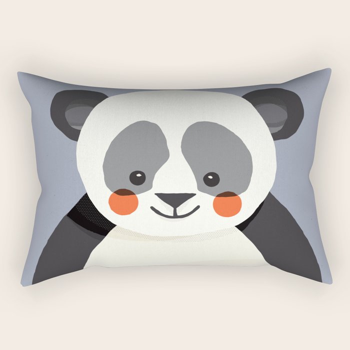 Giant Panda, Animal Portrait Rectangular Pillow Gallery Image 2