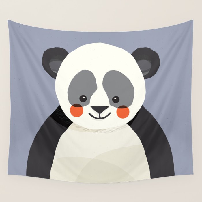 Giant Panda, Animal Portrait Wall Tapestry Gallery Image 1