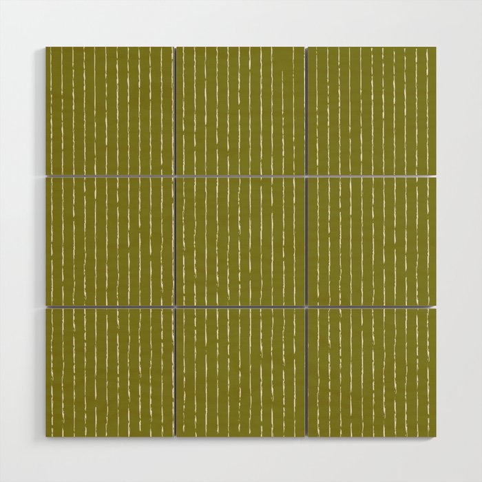 Lines II (Matcha Green) Wood Wall Art Gallery Image 1
