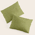 Lines II (Matcha Green) Pillow Sham Gallery Image 3