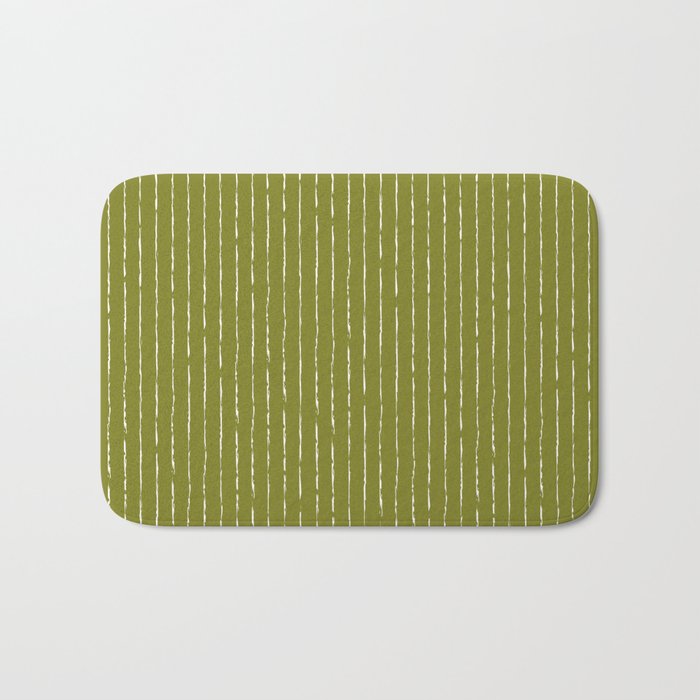 Lines II (Matcha Green) Bath Mat Gallery Image 1
