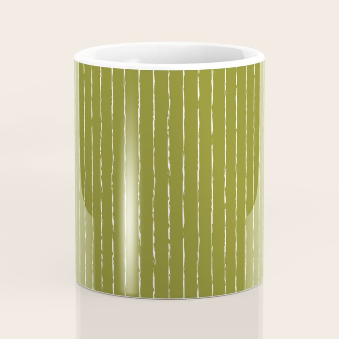 Lines II (Matcha Green) Coffee Mug Gallery Image 4