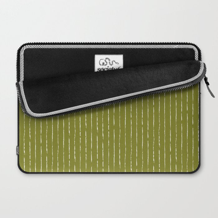 Lines II (Matcha Green) Laptop Sleeve Gallery Image 2
