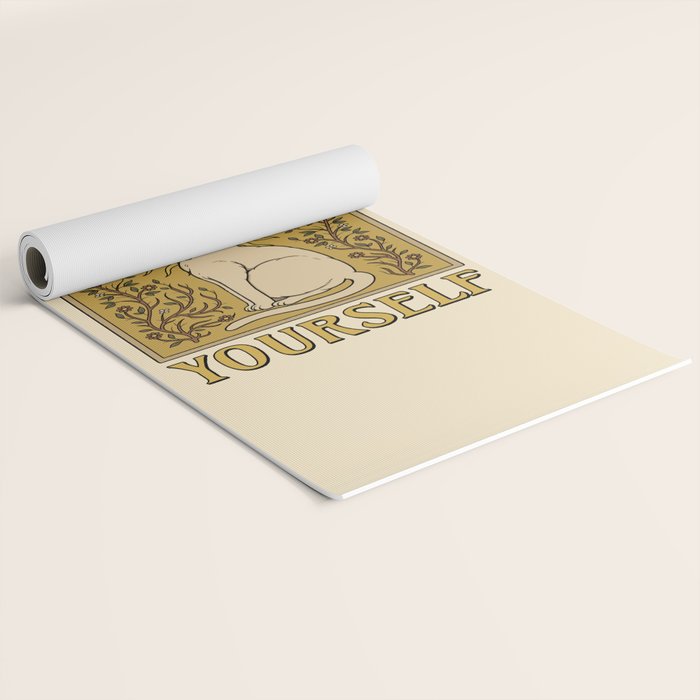 Go Easy on Yourself Yoga Mat Gallery Image 2