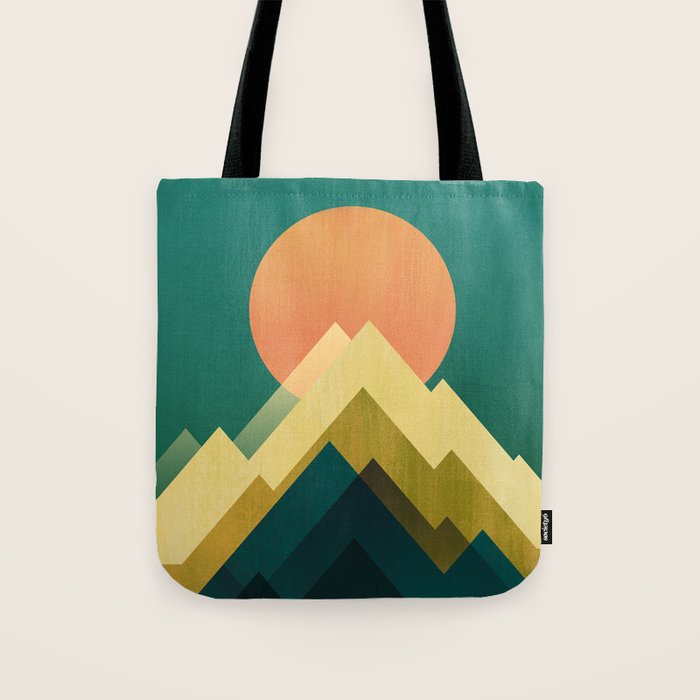 Gold Peak Tote Bag Gallery Image 1