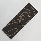 Gentle Abstract Line 1 Yoga Mat Gallery Image 1