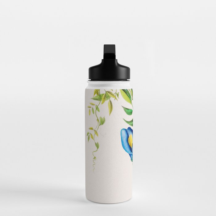 Clitoria from "Flore dâAmÃ©rique" by Ãtienne Denisse, 1840s Water Bottle Gallery Image 3