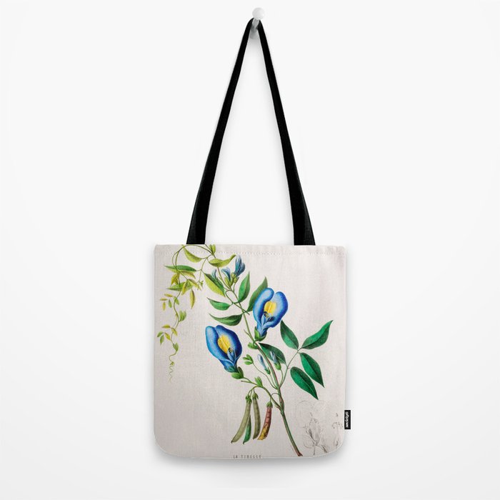 Clitoria from "Flore dâAmÃ©rique" by Ãtienne Denisse, 1840s Tote Bag Gallery Image 2