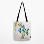 Clitoria from "Flore dâAmÃ©rique" by Ãtienne Denisse, 1840s Tote Bag Gallery Image 2
