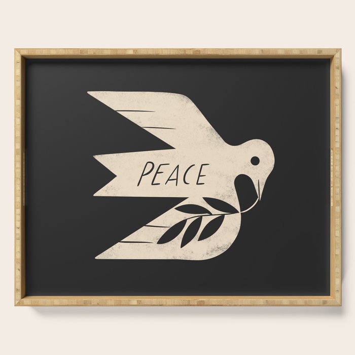Peace Dove Serving Tray Gallery Image 1