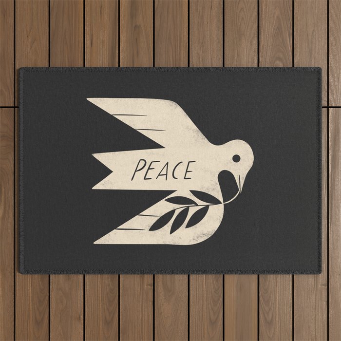 Peace Dove Outdoor Rug Gallery Image 1