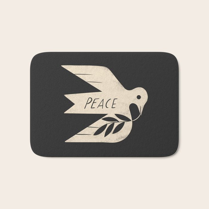 Peace Dove Bath Mat Gallery Image 1