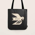 Peace Dove Tote Bag Gallery Image 1