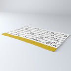 yellow meouw Rug Gallery Image 3