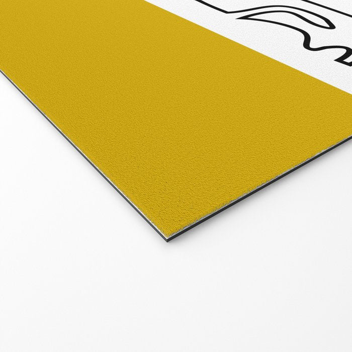 yellow meouw Welcome Mat Gallery Image 2