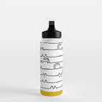 yellow meouw Water Bottle Gallery Image 3