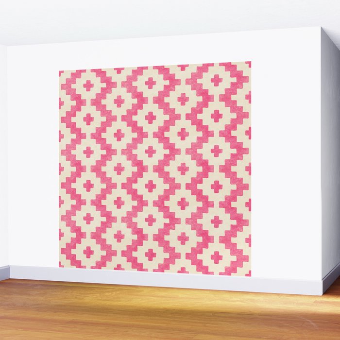 Taos - pink Wall Mural Gallery Image 2
