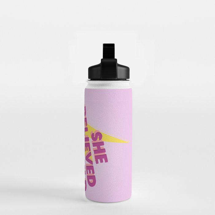 she believed she could Water Bottle Gallery Image 2