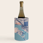 San diego vintage city map Wine Chiller Gallery Image 1