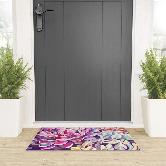 Peonies Welcome Mat Gallery Image 3
