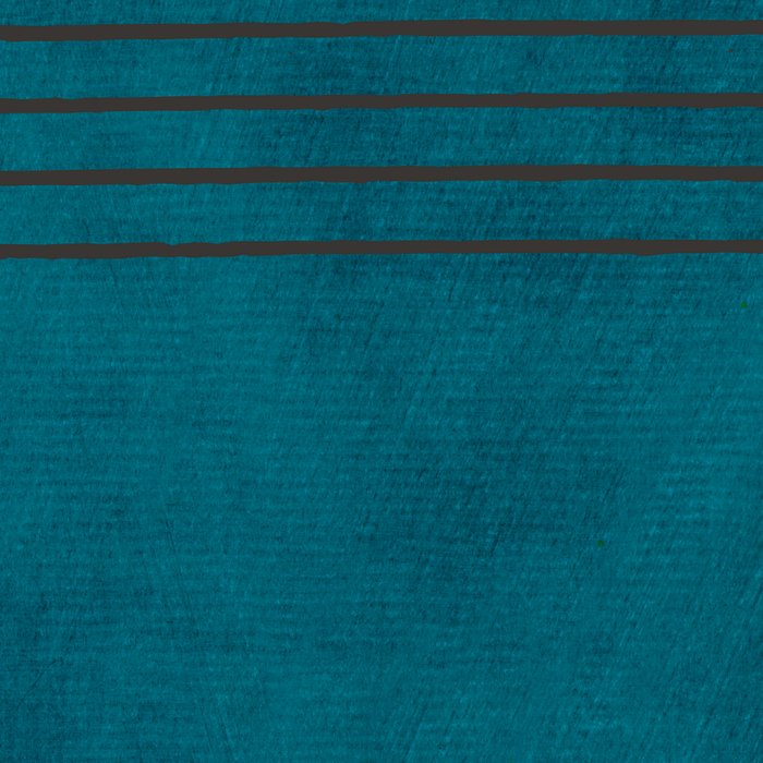 Dark Teal Minimalist Design Artwork Coffee Mug Gallery Image 2