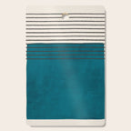 Dark Teal Minimalist Design Artwork Cutting Board Gallery Image 1