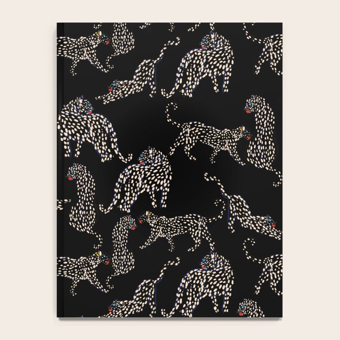 Boho modern black cheetah  Notebook Gallery Image 4