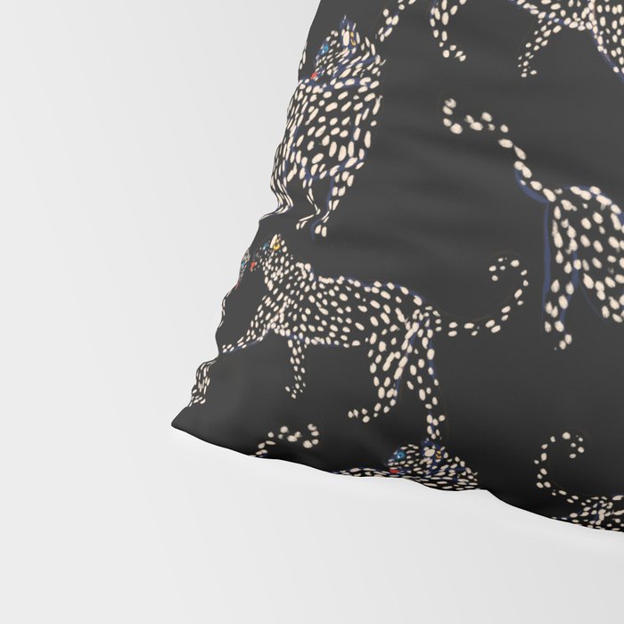 Boho modern black cheetah  Pillow Sham Gallery Image 4