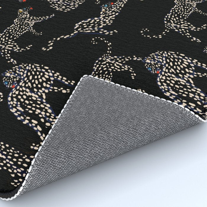 Boho modern black cheetah  Rug Gallery Image 4